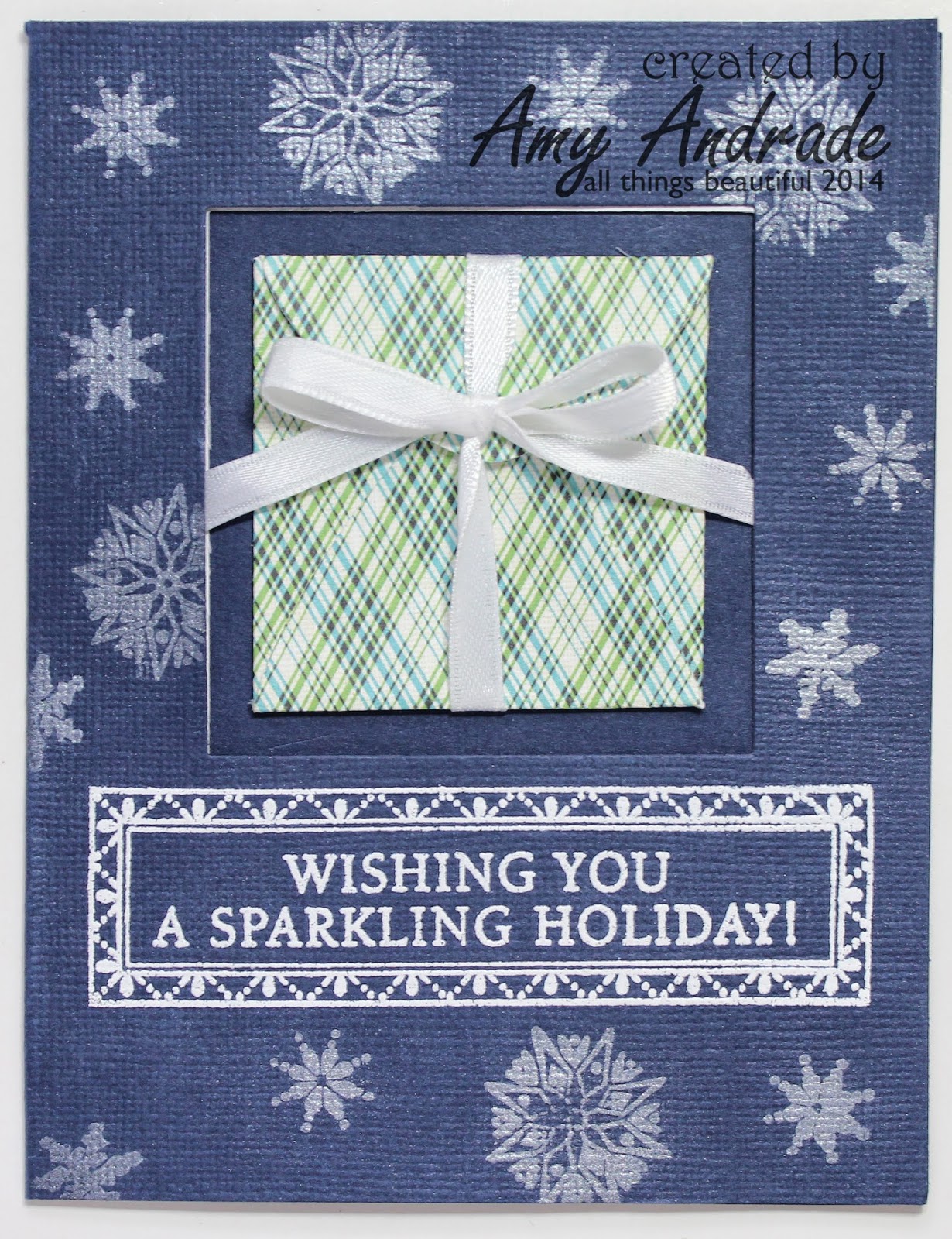 all things beautiful Tinsel Tuesday 5 Money Envelope