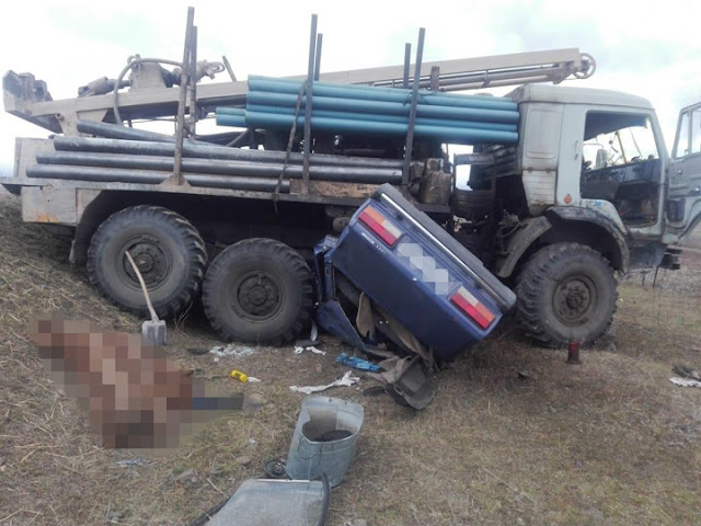 В Башкирии КамАЗ переехал «семерку»: два человека погибли В Башкирии КамАЗ переехал «семерку»: два человека погибли