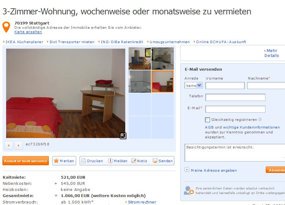 Wohnung Stuttgart Vaihingen Wohnung Stuttgart Vaihingen