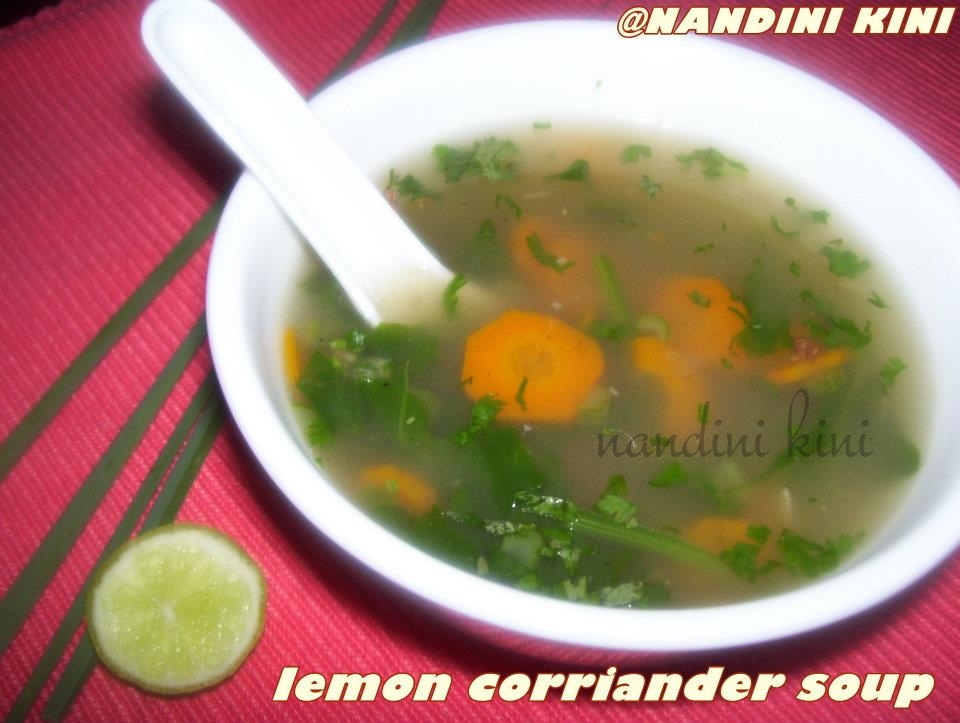Lemon Coriander soup