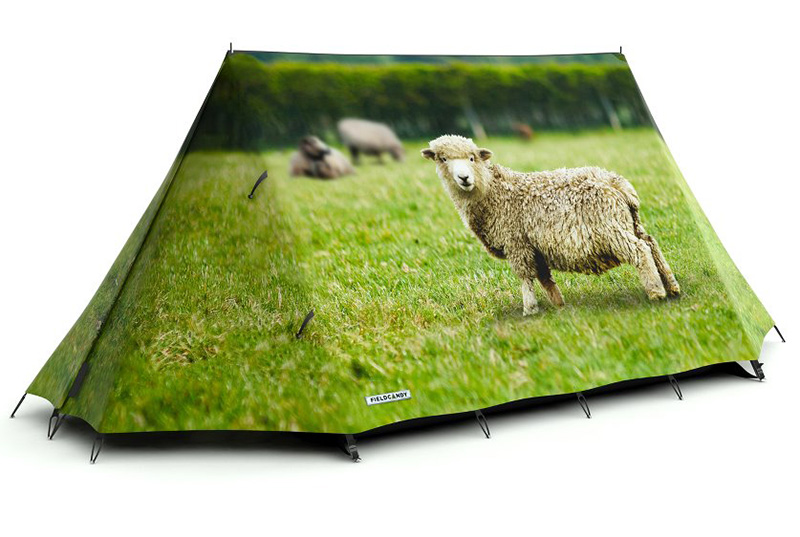 digitally printed camping tents