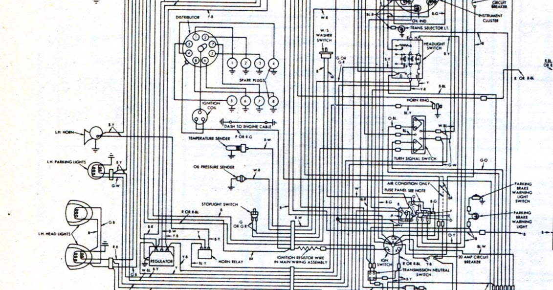 1963 Thunderbird Dash Wiring | Wire