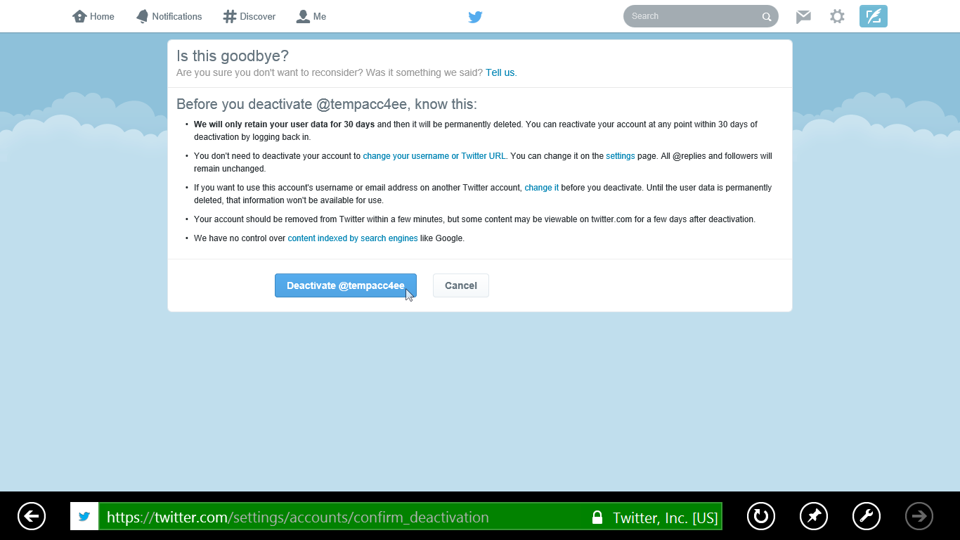 How To Close Accounts: Shortcut to deactivate Twitter account permanently