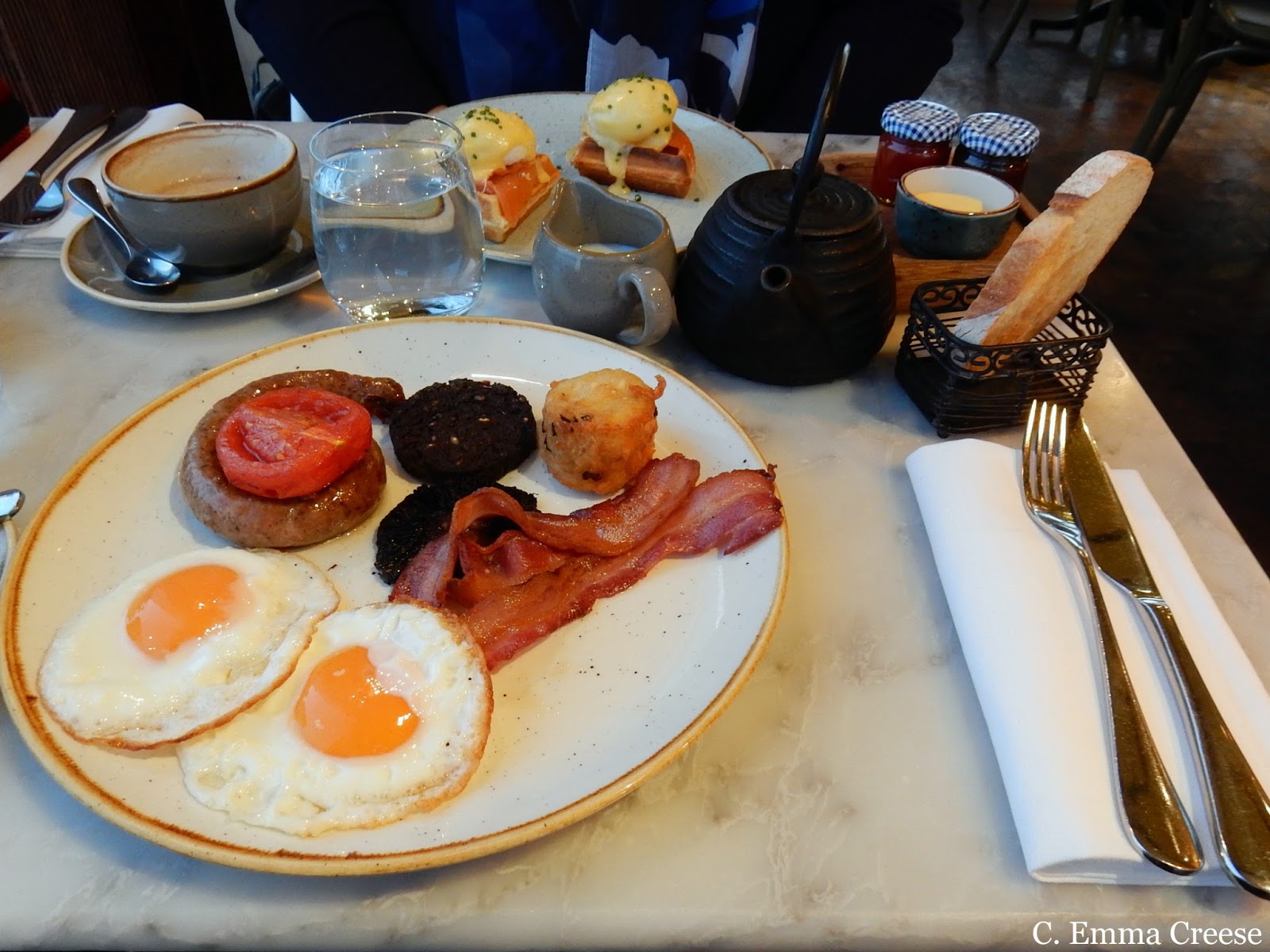 A luxurious sunrise brunch at Duck and Waffle best way to start