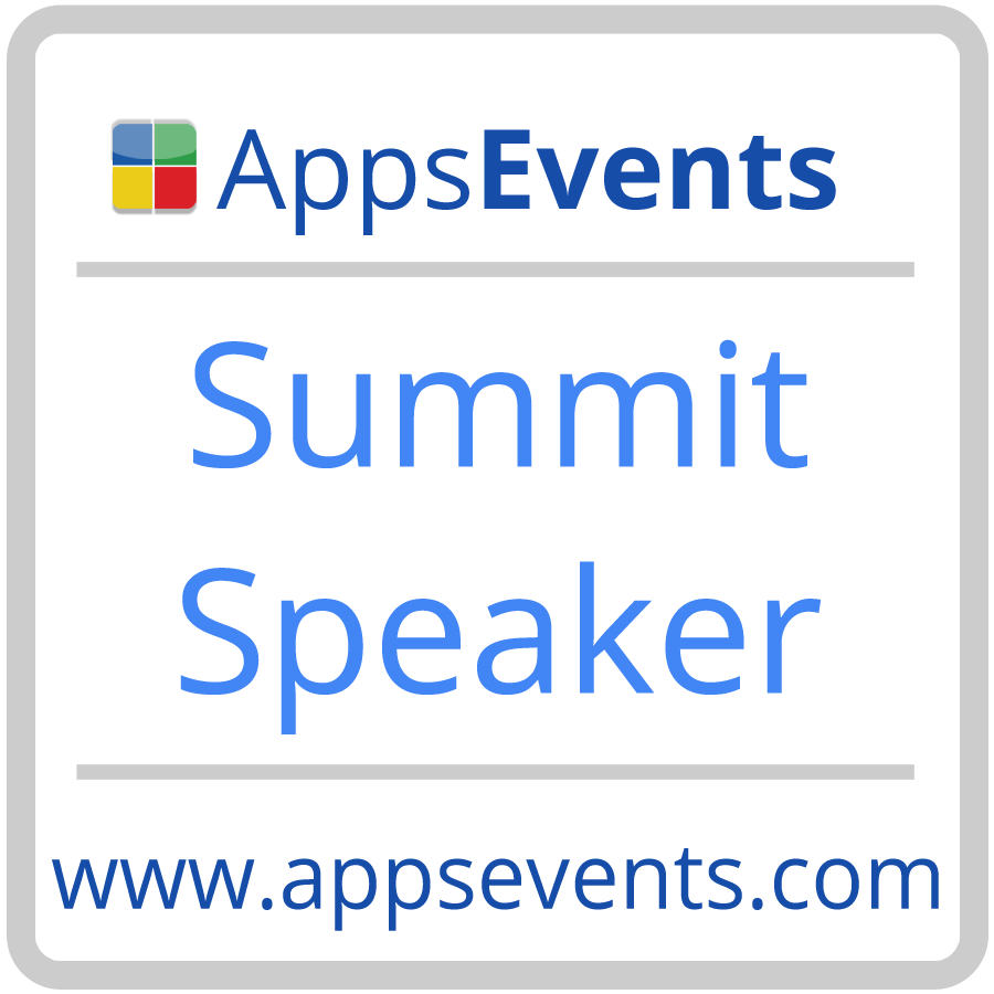 Apps Events Summit Speaker