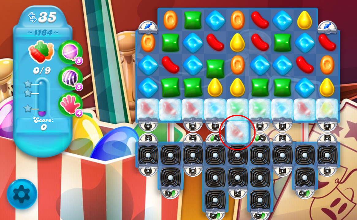 Candy Crush Soda Saga level 1164 Candy Crush Soda Saga level 1164