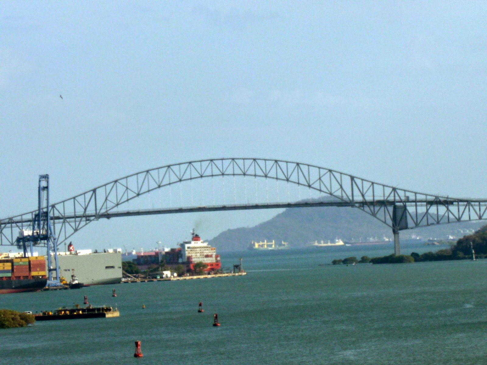 Photoops Panama Canal Bridge of the Americas, Balboa, Panama
