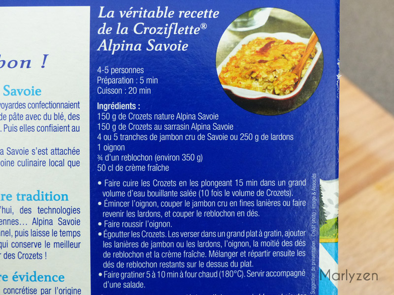 Gratin De Crozets Au Reblochon Marlyzen Cuisine Revisitee