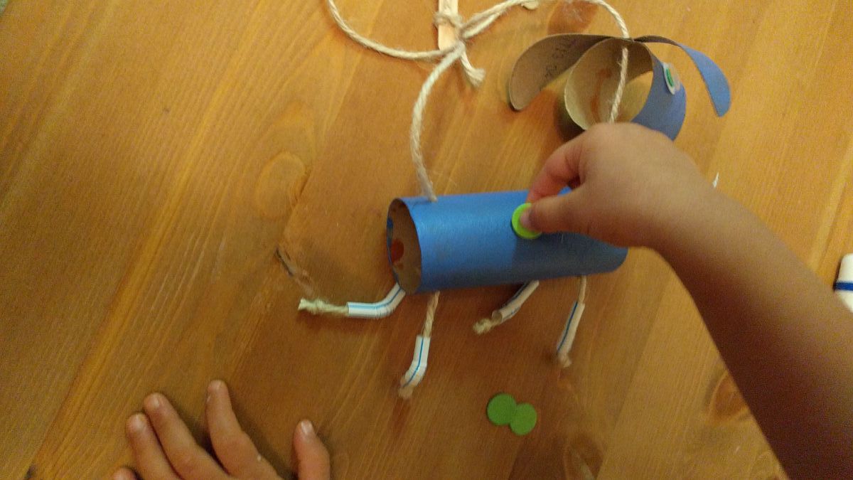 Cardboard Tube Dog Puppet Craft for Kids The Joy of Sharing