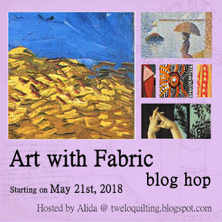 Art with Fabric blog hop @ tweloquilting.blogspot.com