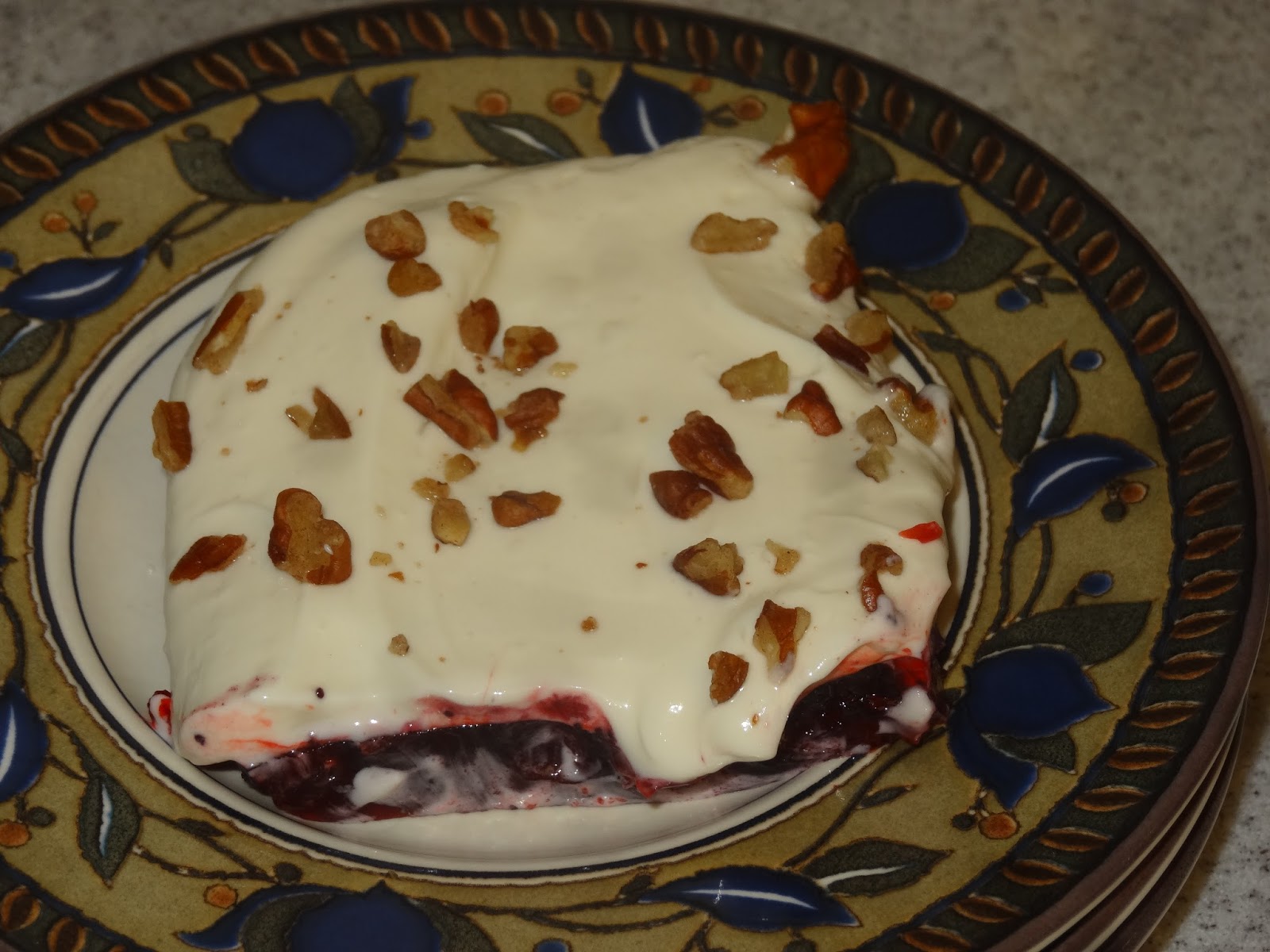 Blueberry, Cherry Gelatin Salad