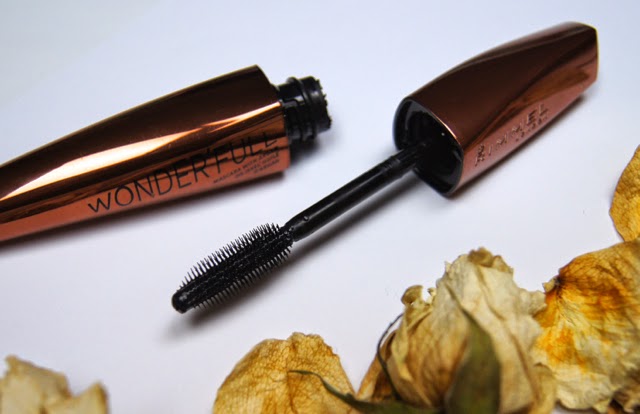 rimmel wonderfull mascara with argan oil review swatch before after disappointing