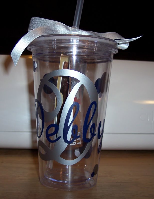 Carson's Creations Personalized Vinyl Tumblers