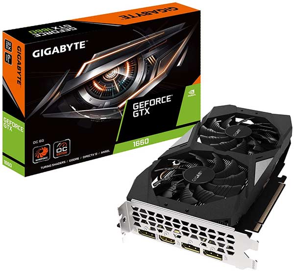 Gigabyte GeForce GTX 1660 Gigabyte GeForce GTX 1660