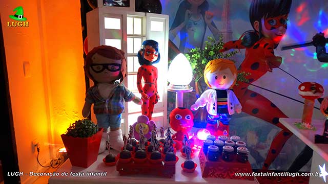 Decoração tema Ladybug e Cat Noir Decoração tema Ladybug e Cat Noir - festa de aniversário