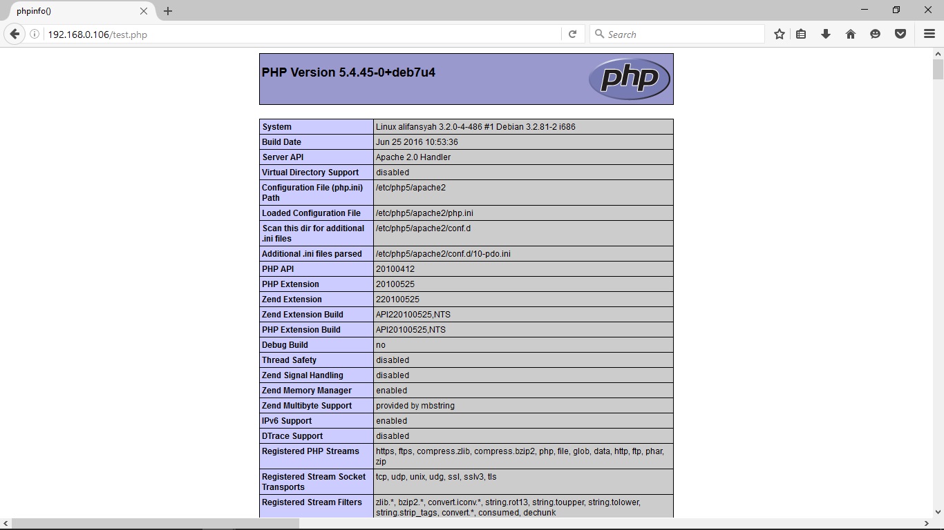 Extension parser