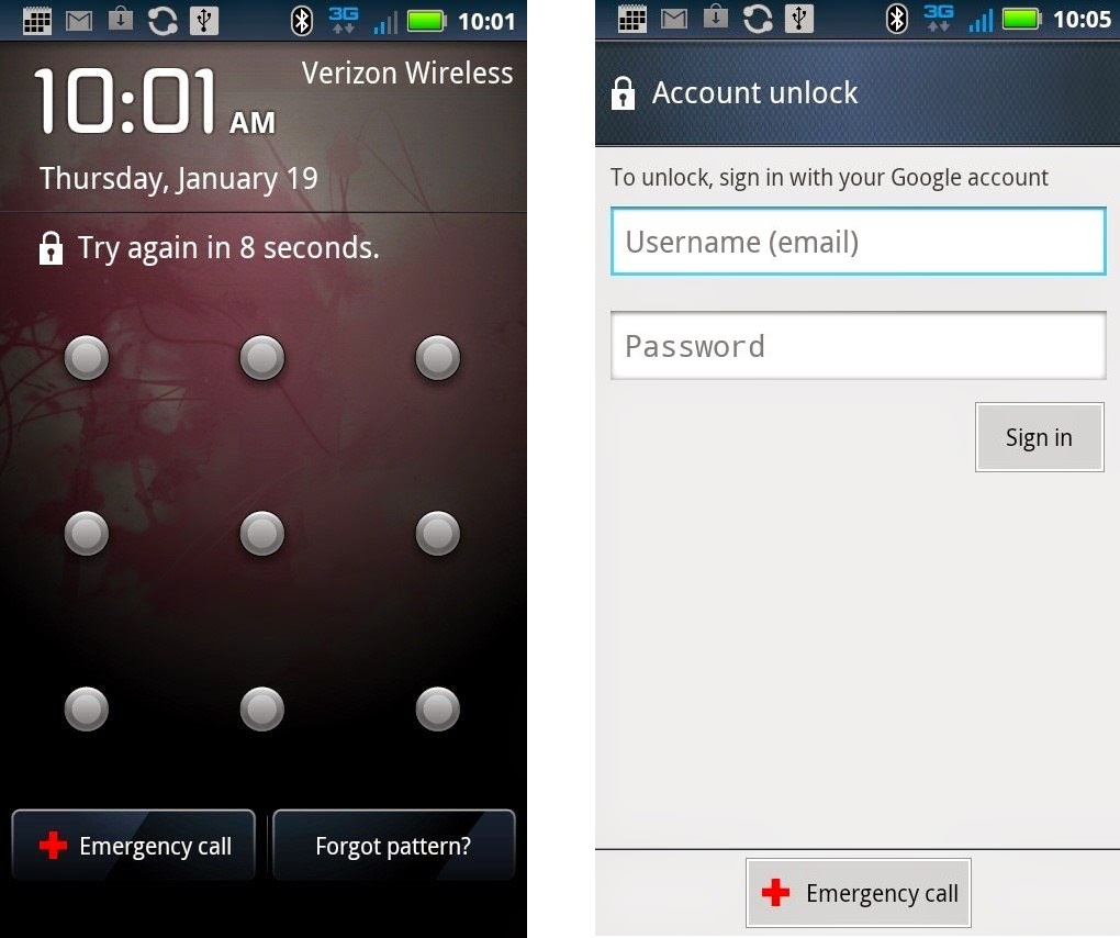 How to bypass android phone lock pattern Being Haxor