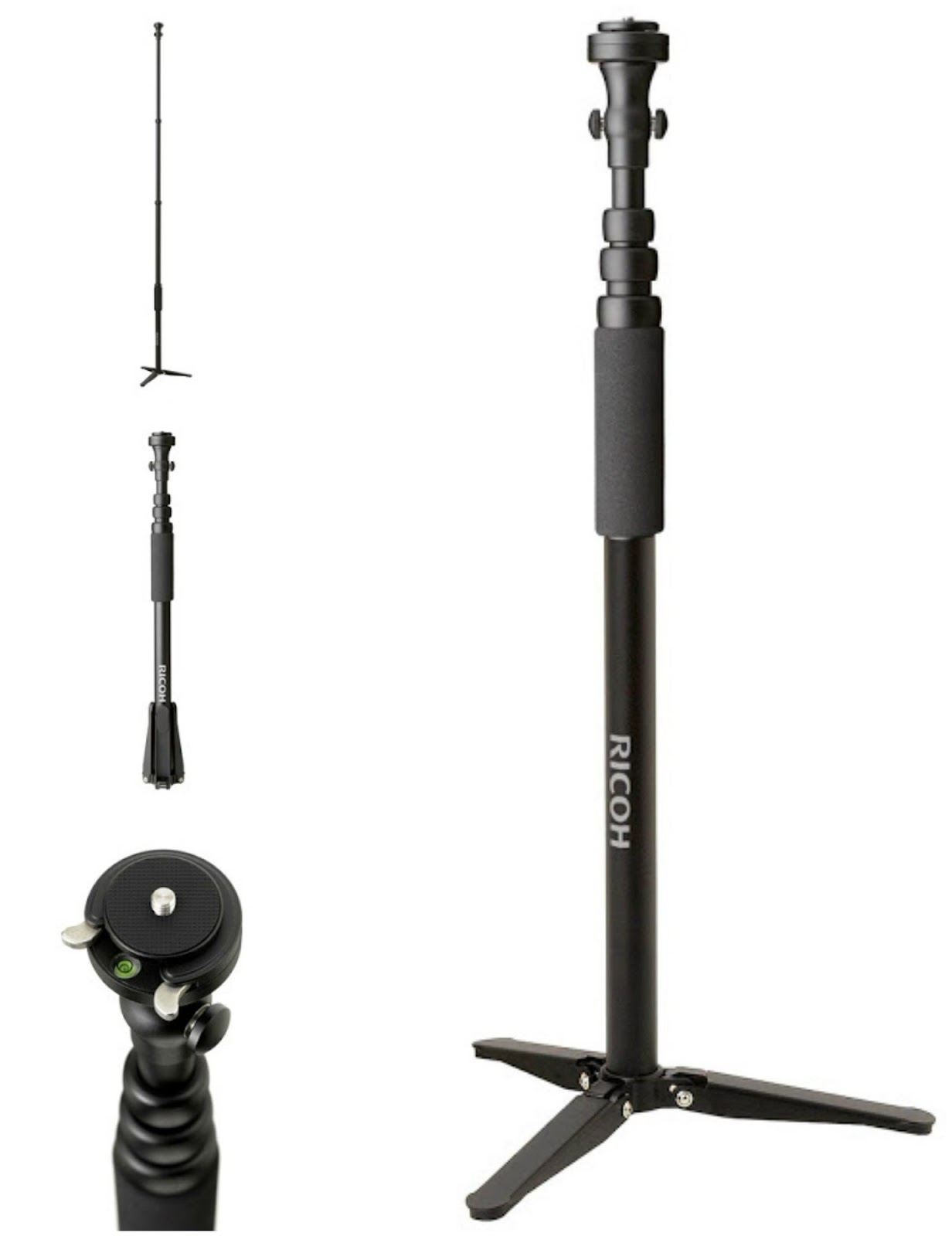 Ricoh Theta monopod and selfie stick now available 360 Rumors