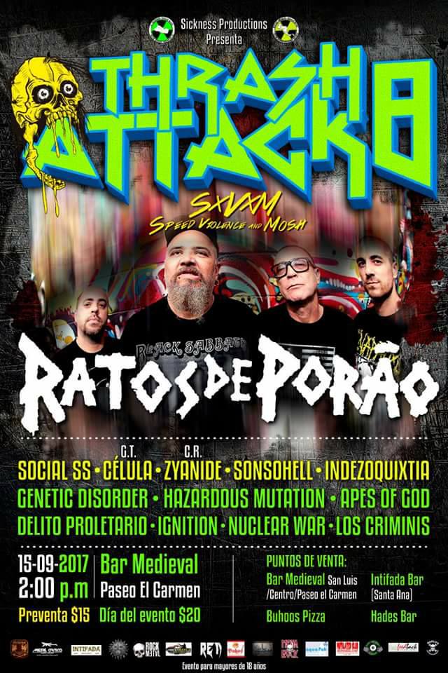Rock Del Mundo Entero: Concierto - San Salvador, El Salvador (2017)