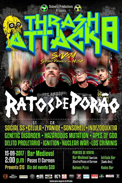 Rock Del Mundo Entero: Concierto - San Salvador, El Salvador (2017)