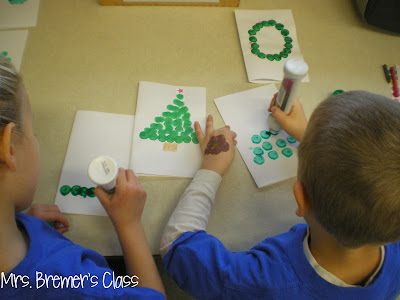 No prep, simple Christmas card making for children
