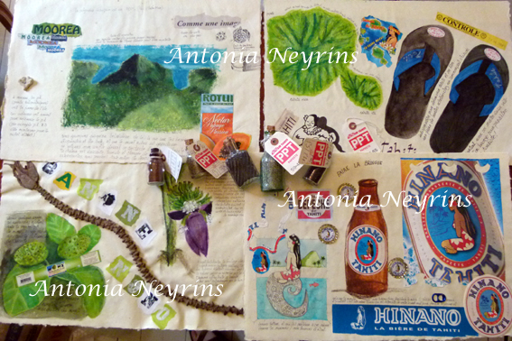 antonia neyrins pat masioni carnet carnets de voyage polynesie tahiti