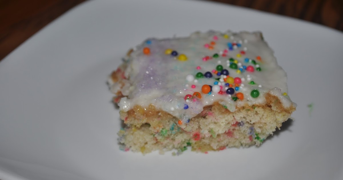 Beth's Favorite Recipes Sheet Cake with Sprinkles