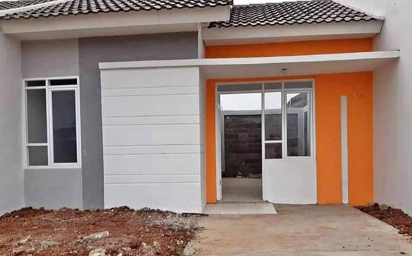Rumah Type 30 Desain Minimalis Terlihat Dari Depan