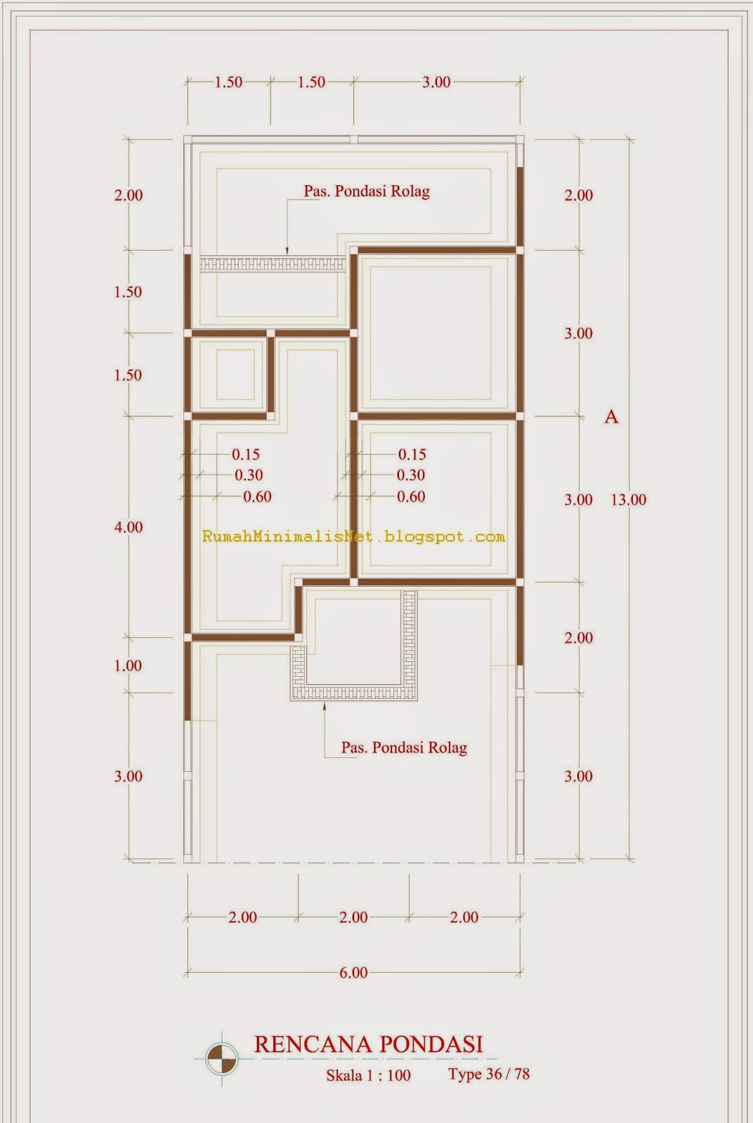 Desain rumah minimalis type 36