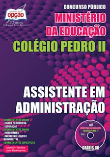 Apostila Colégio Pedro 2 - Concursos Rio de Janeiro - Assistente em Administração.