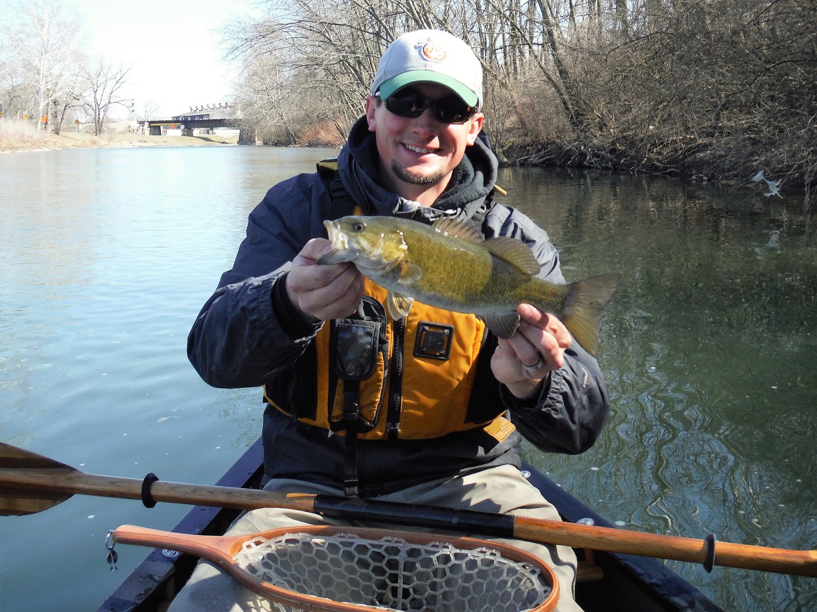 Indiana Kayak Fishing Journal 3/10/18 Saturday Smallies