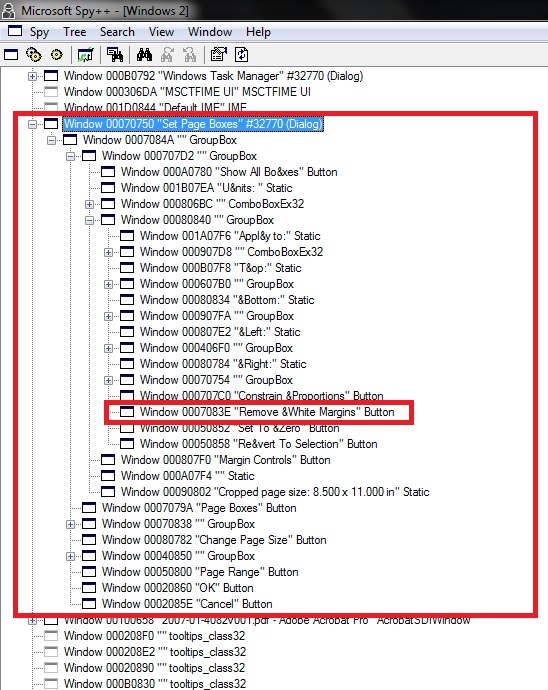 Spy++ Remove White Margin Spy++ Remove White Margin