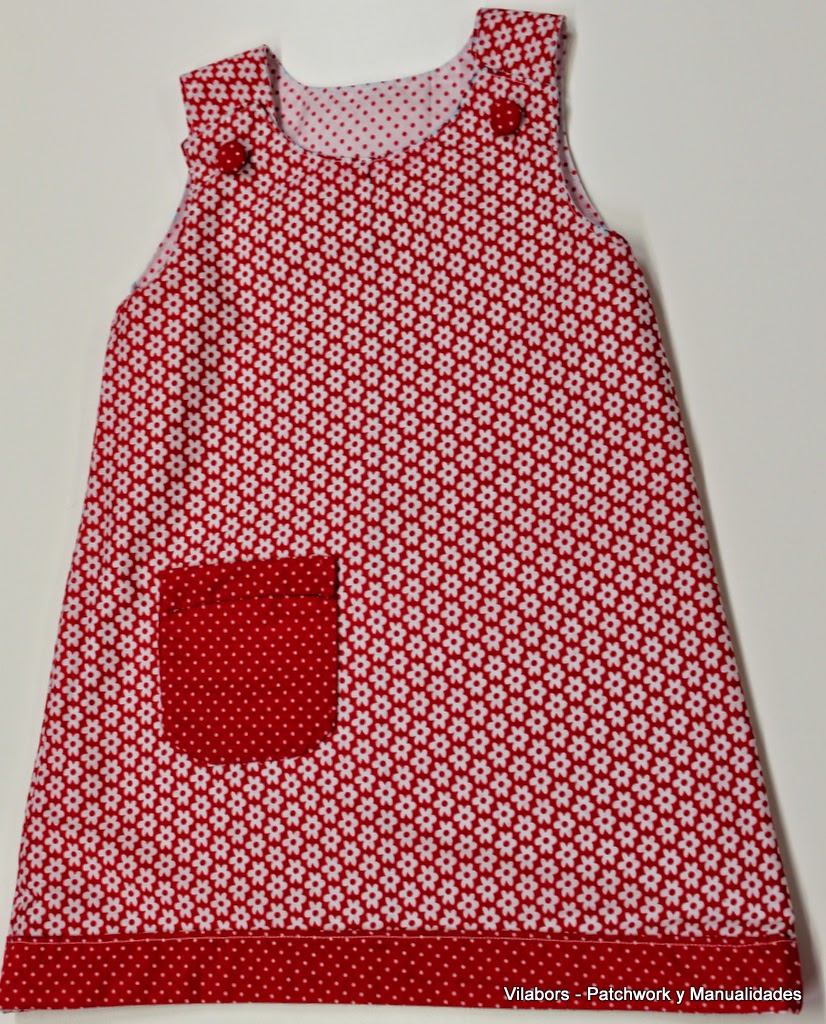 Vestido Reversible. Vilabors, Patchwork y Manualidades Vestido Reversible. Vilabors, Patchwork y Manualidades