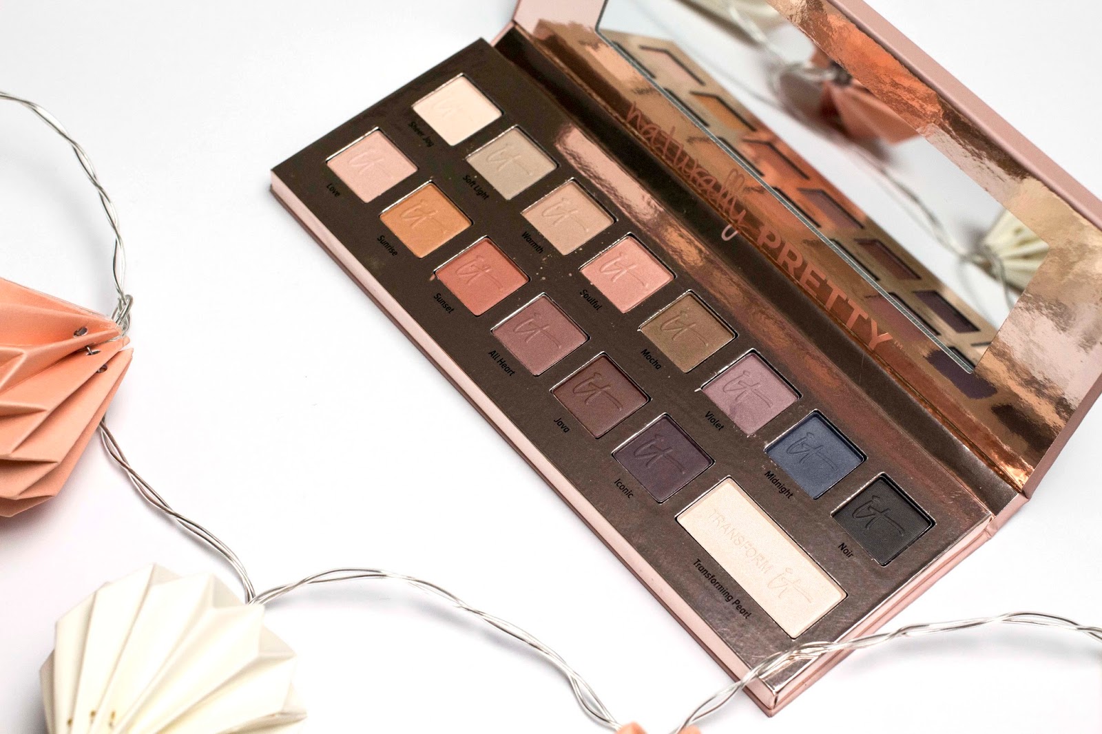 Two musttry palettes from IT Cosmetics Hope, Freedom, Love