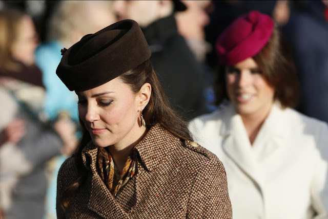 Kate Middleton attends Christmas Day Service