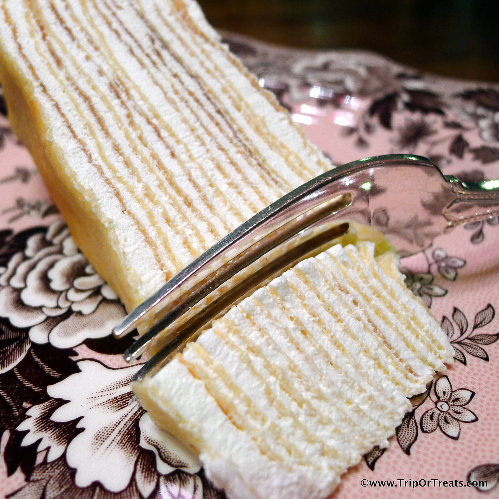 Trip or Treats Mara's Mille Feuille Crepe Cake