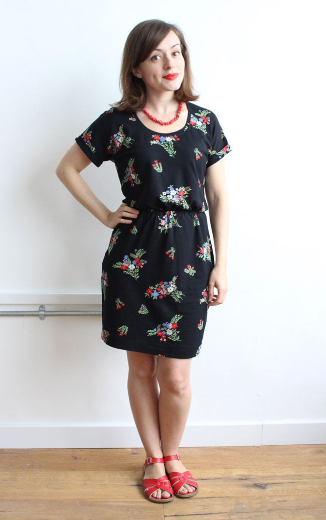 Jersey Bettine dress - sewing pattern from Tilly and the Buttons