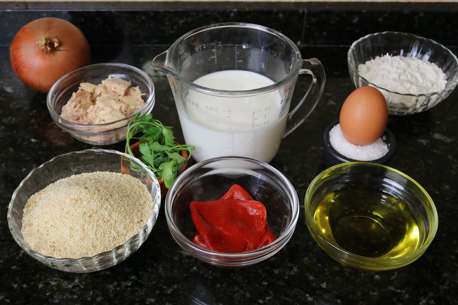 Cocina andaluza Croquetas de atún y pimientos