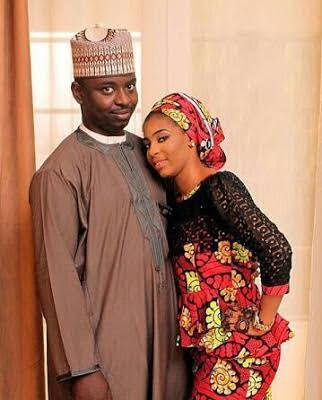 53 Photo: Son of late Emir of Kano, Sani Bayero and his wife welcome a baby girl