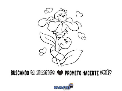 Imágenes de amor para colorear Imágenes de amor para colorear