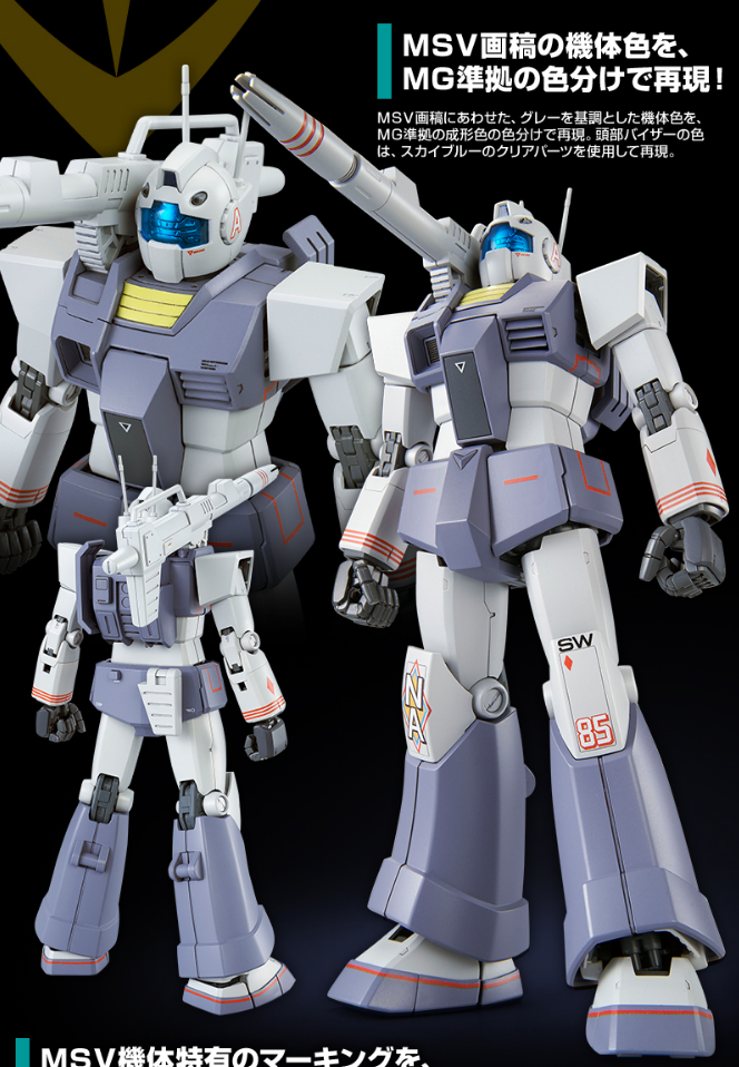 Bandai MG 1/100 Rgc-80 GM Cannon North American Front Model Kit Gundam MSV for sale online 