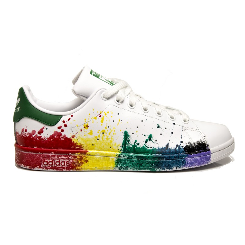 adidas stan smith schizzi di colore