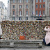 Every couple will take a selfie in front of love Padlocks on the "Pont Neuf" in Paris, France, especially during Valentine's Day.