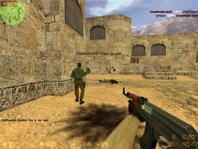 Counter-Strike foi um dos games mais jogados da época. Popularizou-se aqui no Brasil graças as Lan Houses
