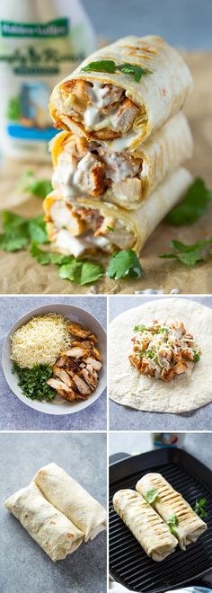 CHICKEN RANCH WRAPS - FOOD DAILY