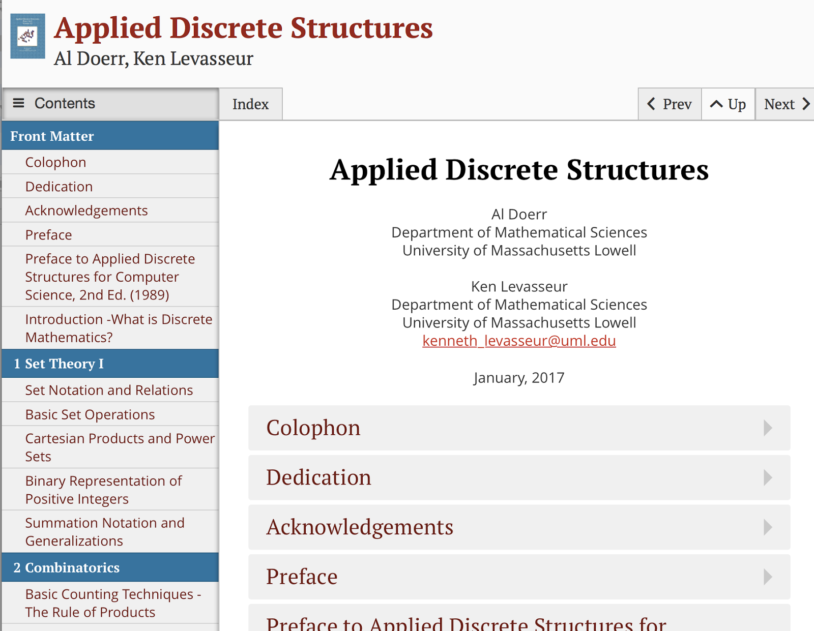 Applied discrete structures