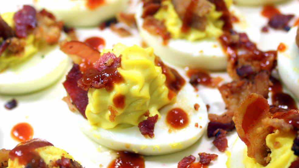 52 Ways to Cook BBQ Bacon Deviled Eggs