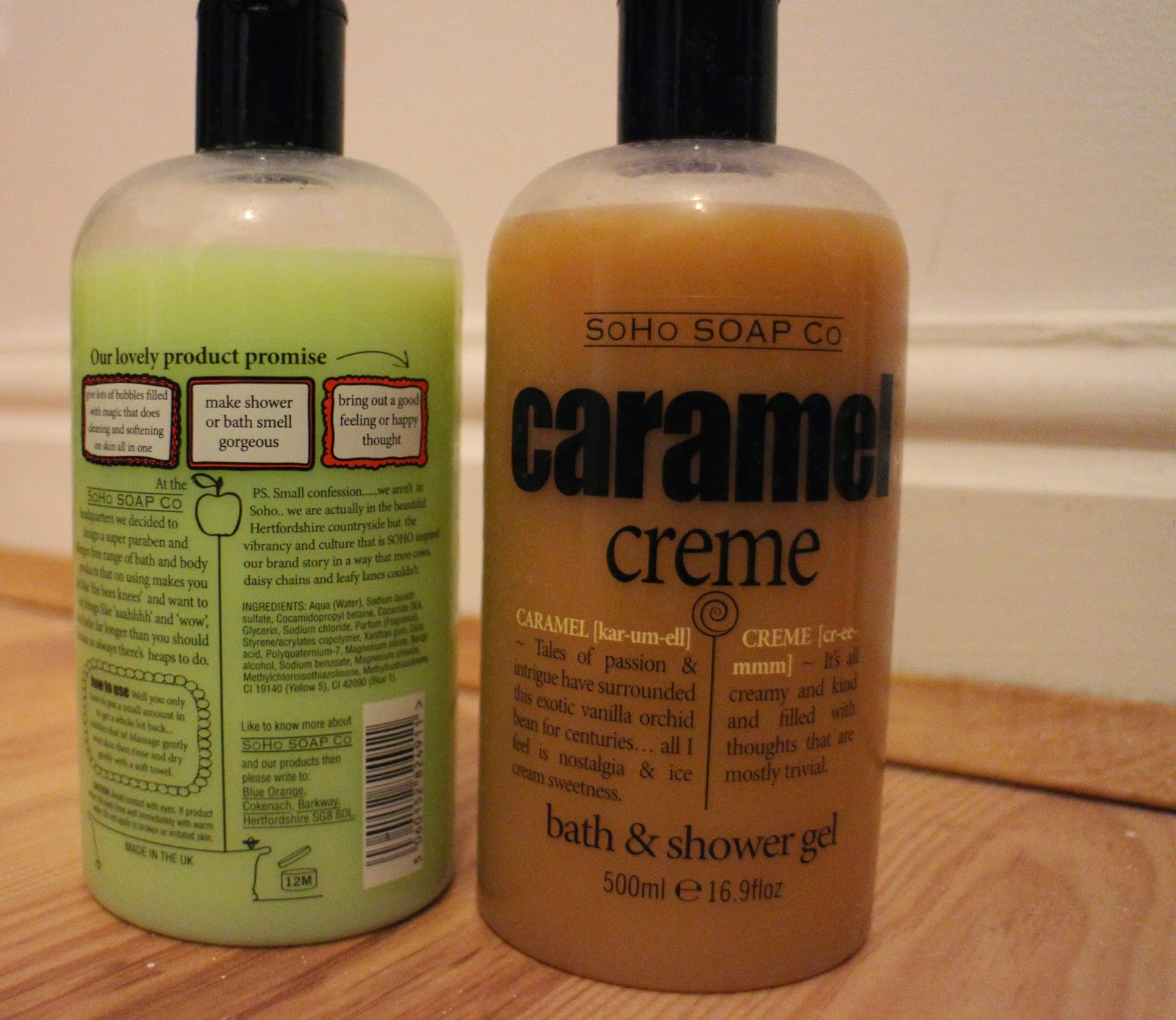 lilyslittlehideout Soho soap co Bubble bath/shower gel review