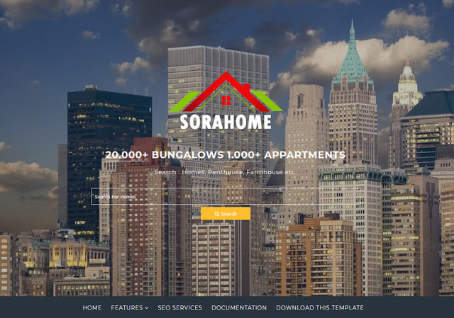 Free Download Sora Home Blogger Template Sora Home Blogger Template is a Blogger premium existent estate topic amongst awesome targetted Free Download Sora Home Blogger Template