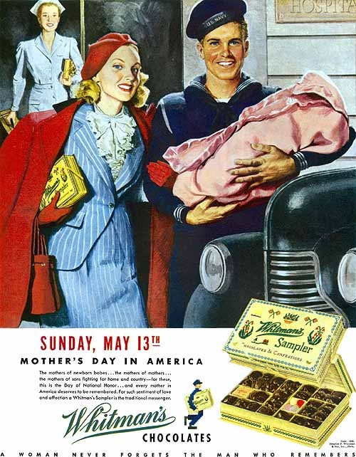 Dying for Chocolate: Retro Mother's Day Chocolate Ads